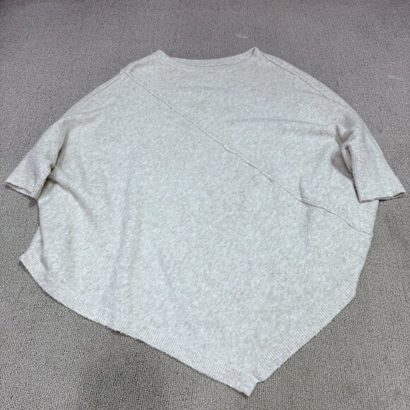 Lou & Grey Sweaters - Lou & Grey Sweater Beige Short Sleeve Pullover Women’s Size Medium